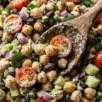 High Protein Chickpea Salad Vegan + Gluten-Free 4 High Protein Chickpea Salad Vegan + Gluten-Free