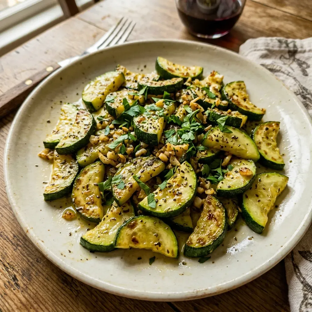 Italian-inspired Zucchini Garlic 4 Italian-inspired Zucchini Garlic