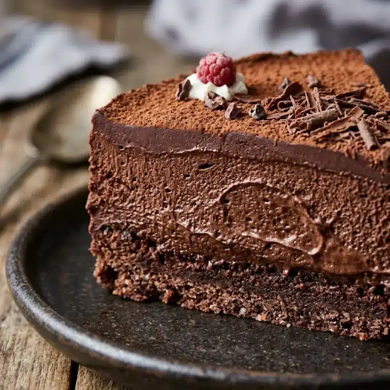 Keto Chocolate Mousse Cake 3 Keto Chocolate Mousse Cake