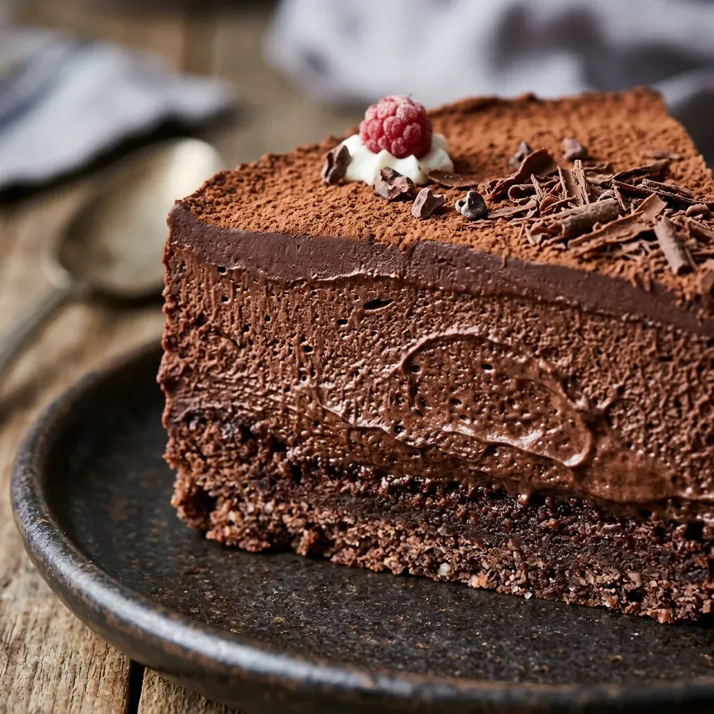 Keto Chocolate Mousse Cake