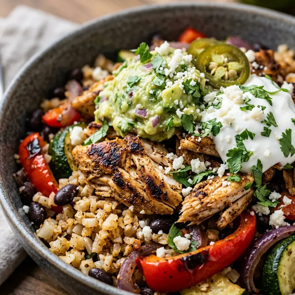 Low Carb Burrito Bowl | 30-Min High-Protein Meal