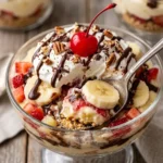 No-Bake Banana Split Dessert