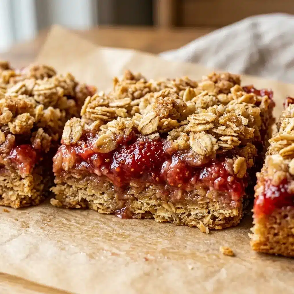 Strawberry Oatmeal Bars