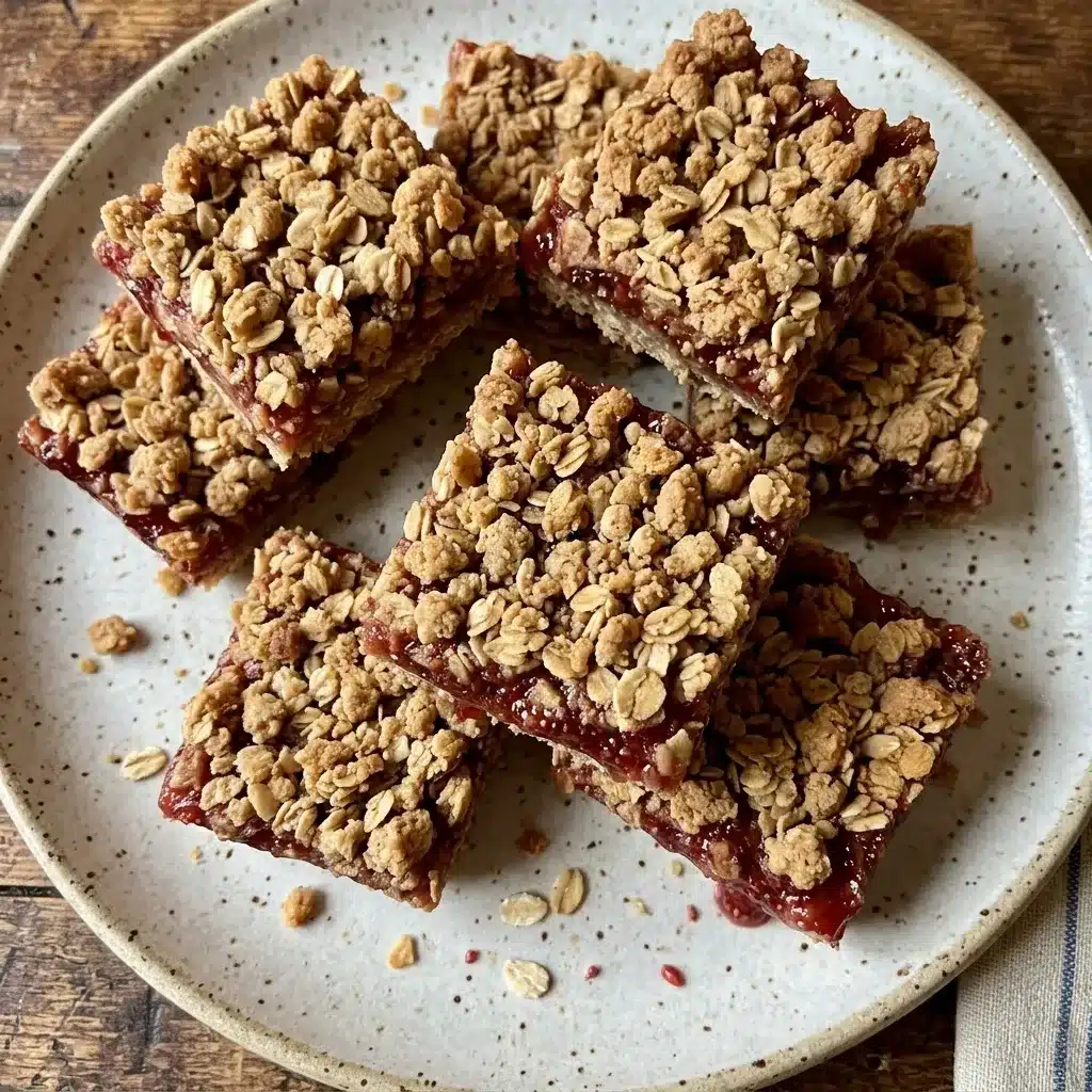 Strawberry Oatmeal Bars