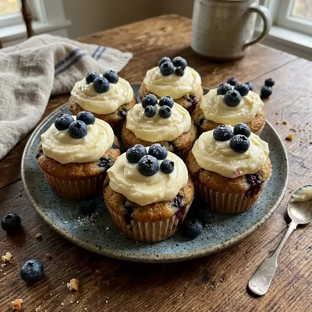 The Best Blueberry Cupcakes