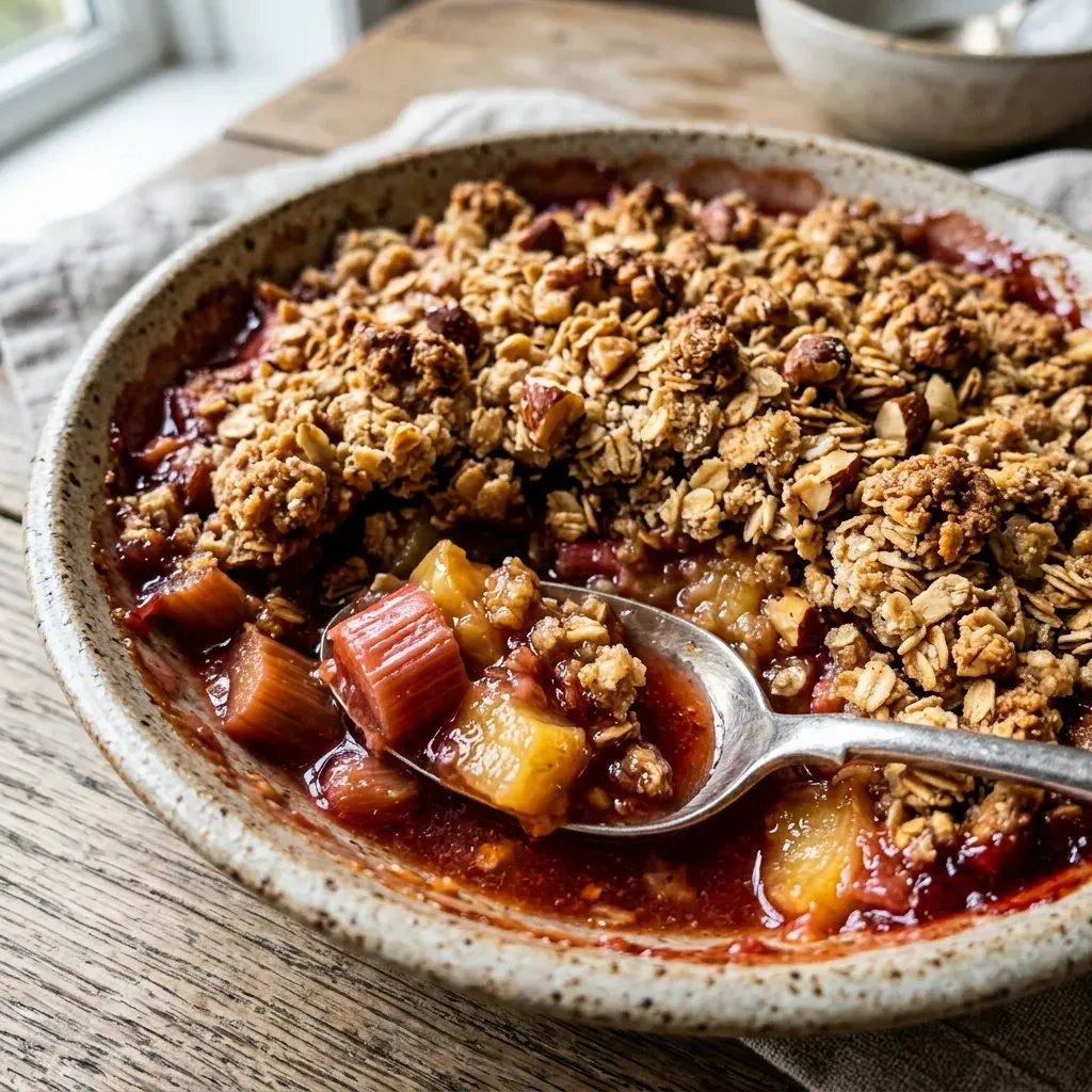 Apple and Rhubarb Crumble Recipe 4 apple and rhubarb crumble recipe