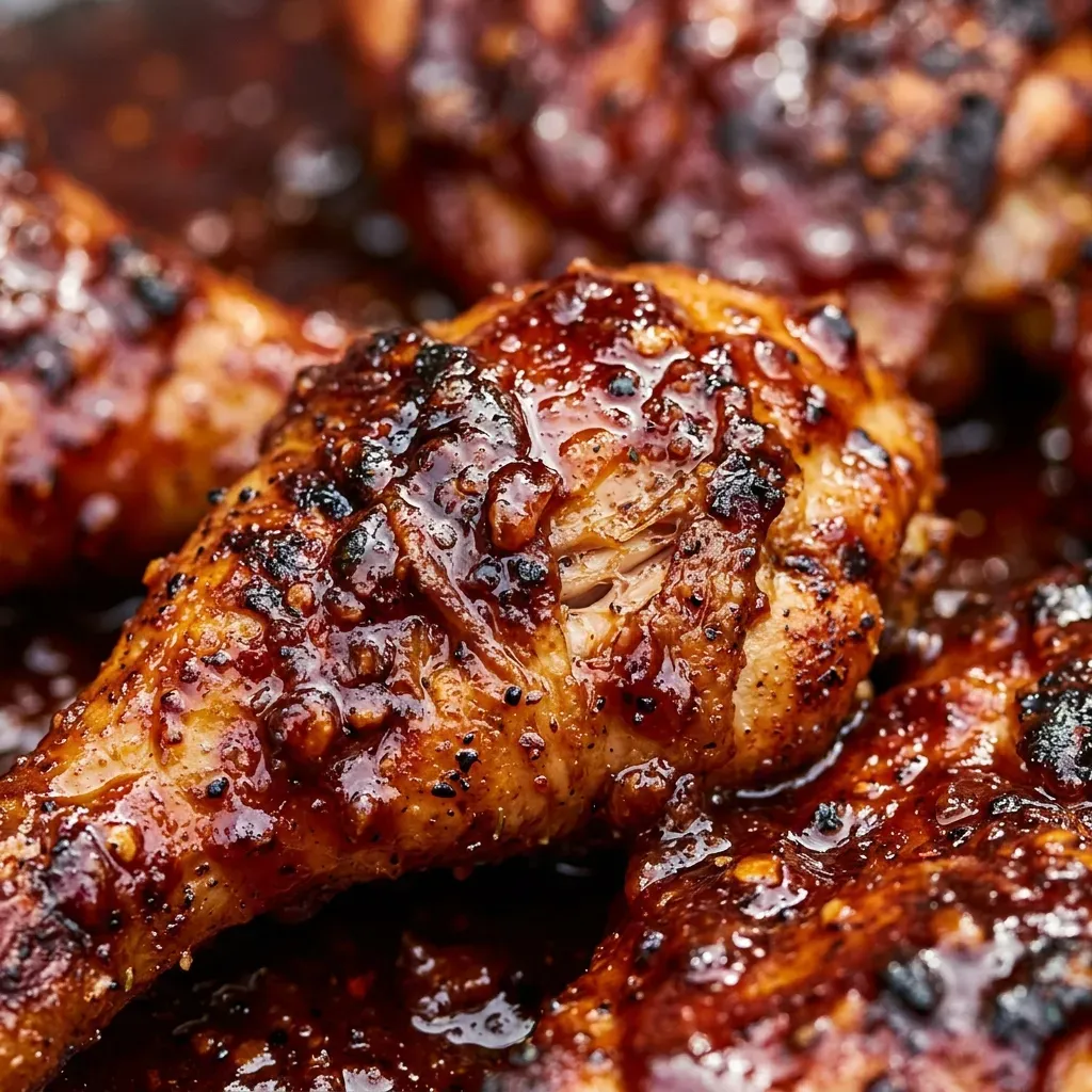 chicken legs with bbq sauce​