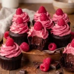 Chocolate Raspberry Cupcakes 5 Chocolate Raspberry Cupcakes