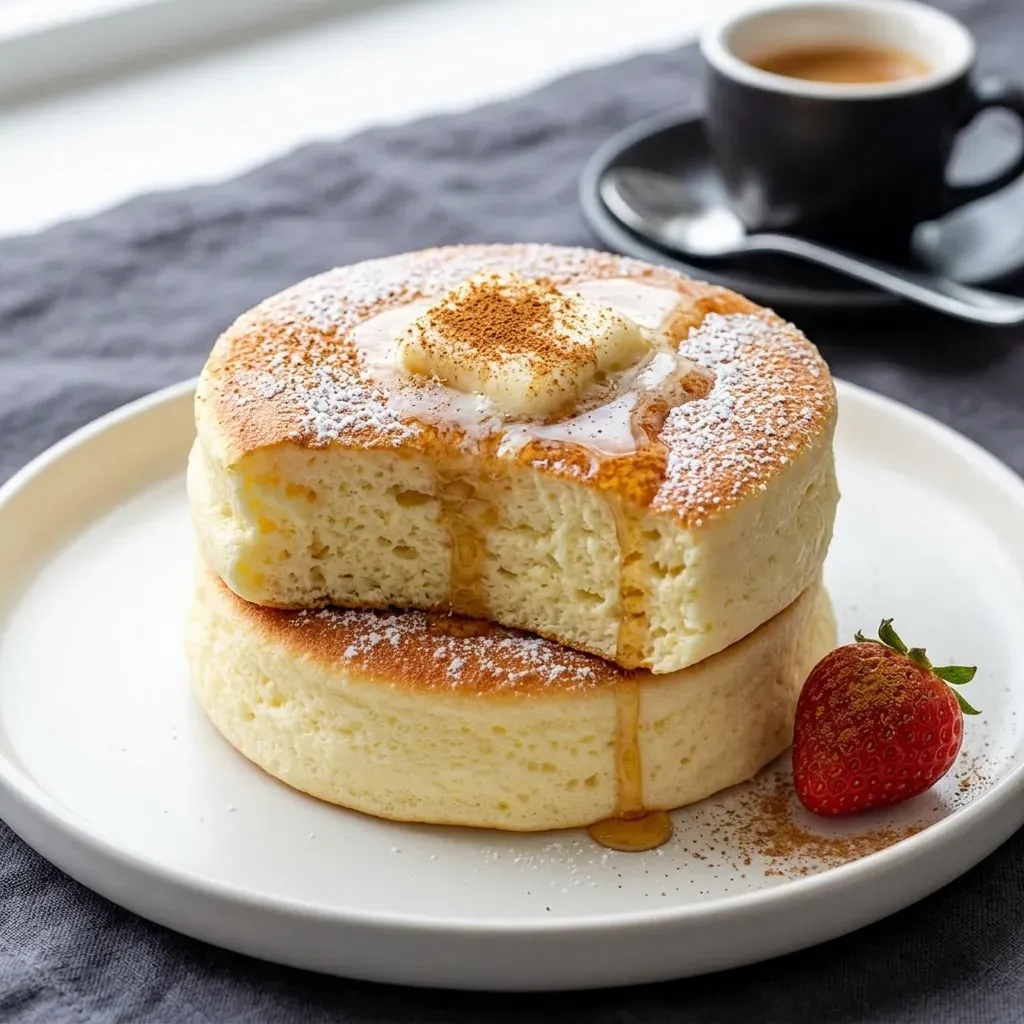 Fluffy Japanese Soufflé Pancakes 4 Fluffy Japanese Soufflé Pancakes