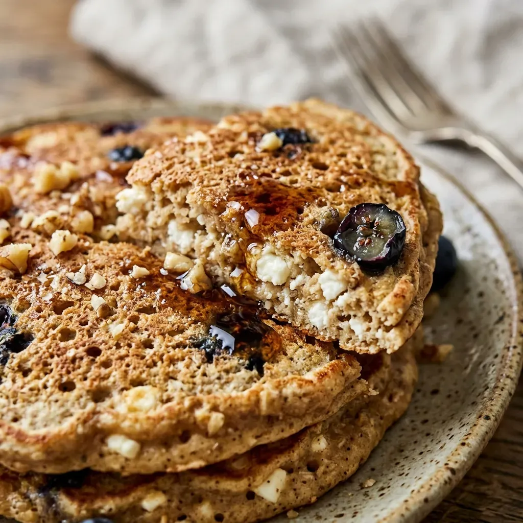 High Protein Cottage Cheese Pancakes