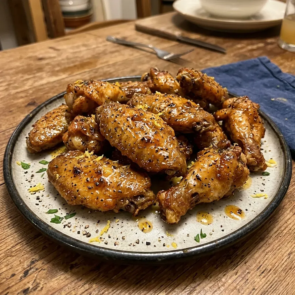 Honey Lemon Pepper Wings