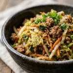 Low Calorie Egg Roll in a Bowl