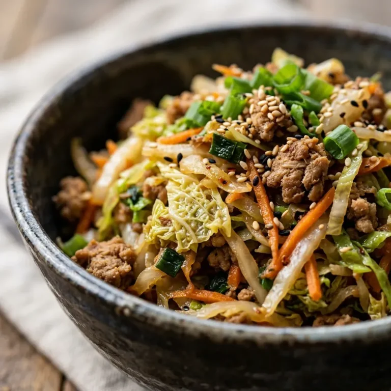 Low Calorie Egg Roll in a Bowl 3 Low Calorie Egg Roll in a Bowl