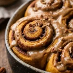 Pumpkin Cinnamon Rolls with Coffee Maple Frosting 5 Pumpkin Cinnamon Rolls with Coffee Maple Frosting