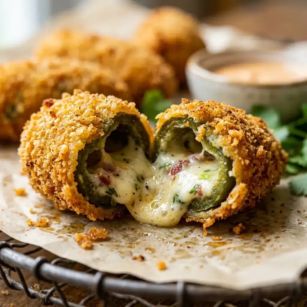Air fried jalapeno poppers