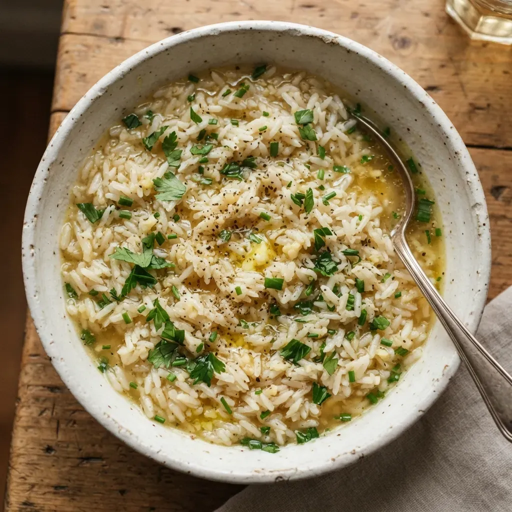 Brothy Rice Recipe