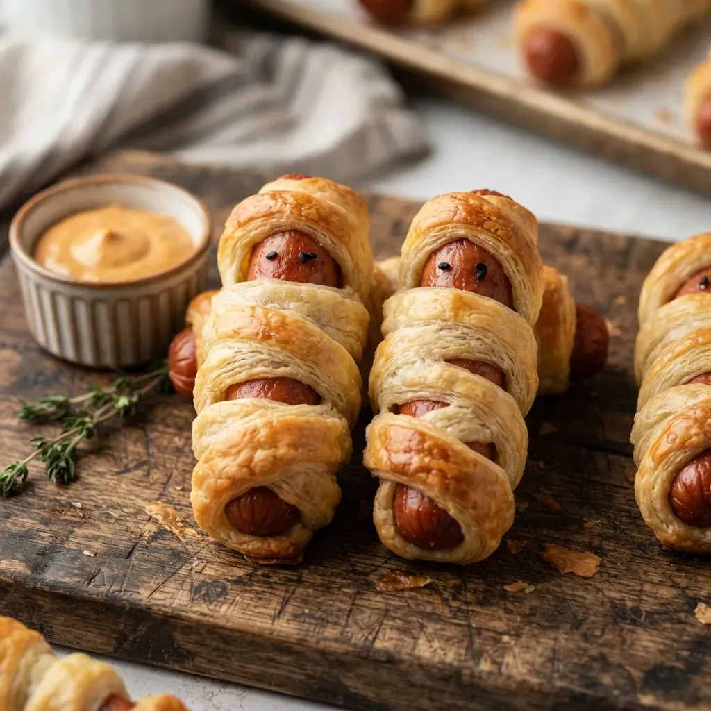 Buttery crescent-wrapped mummy dogs