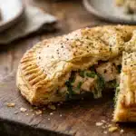Chicken and Chive Hand Pie 5 chicken and chive hand pie