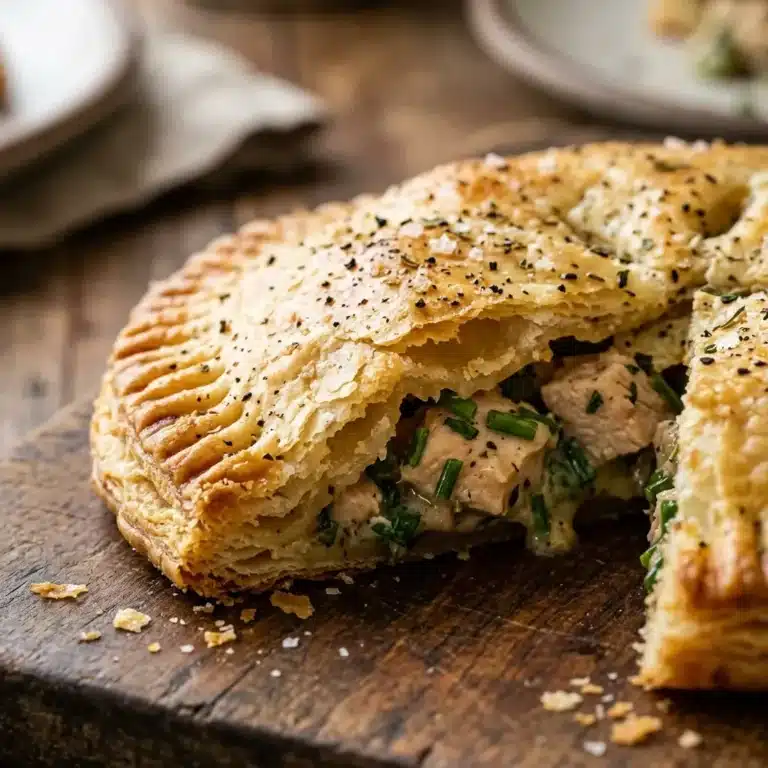 Chicken and Chive Hand Pie 3 chicken and chive hand pie