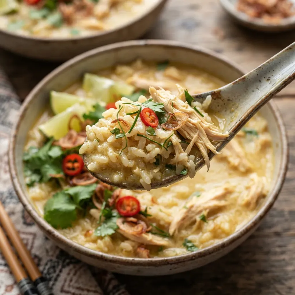 Coconut Chicken Brothy Rice