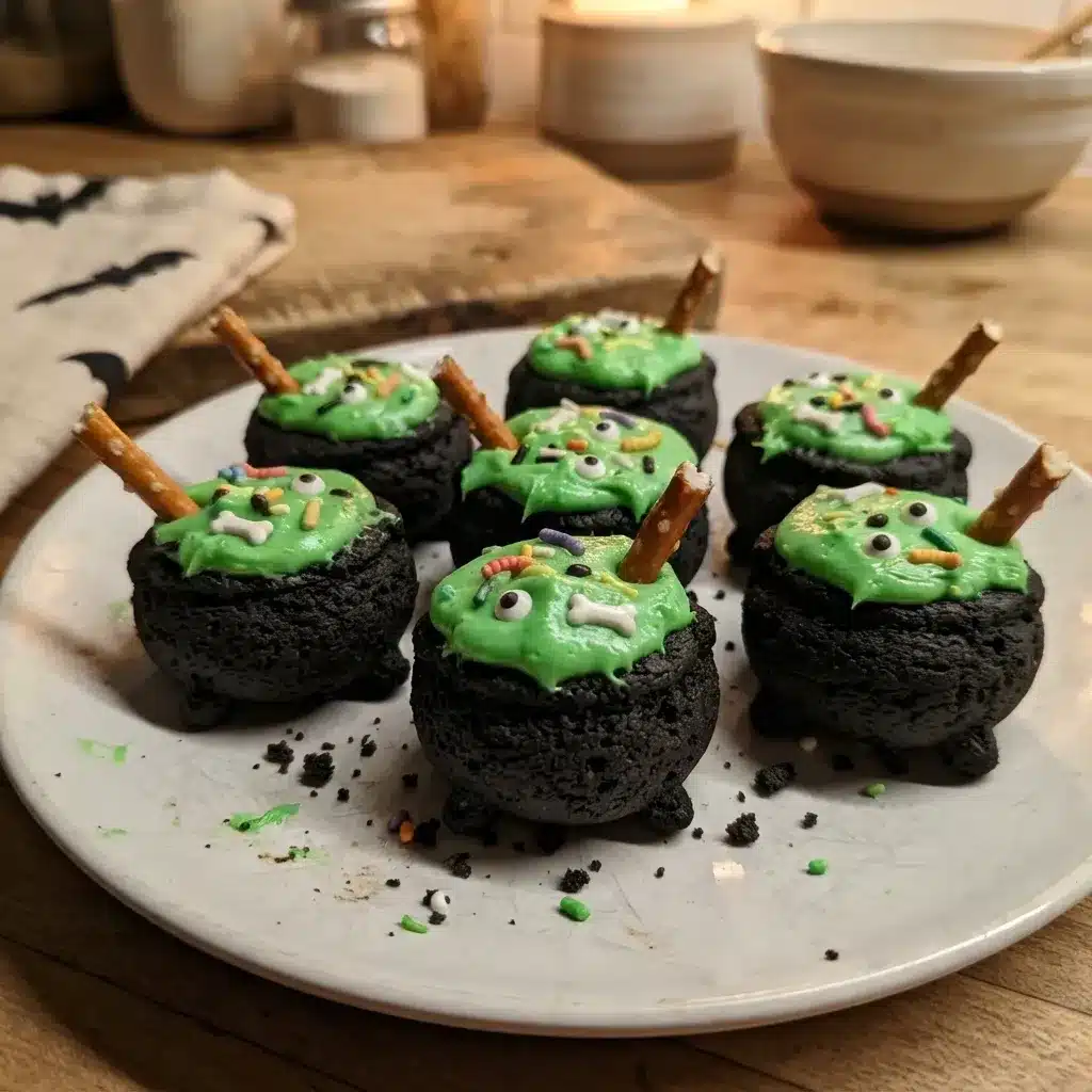 Easy Halloween Cauldron Cookies 4 Easy Halloween Cauldron Cookies