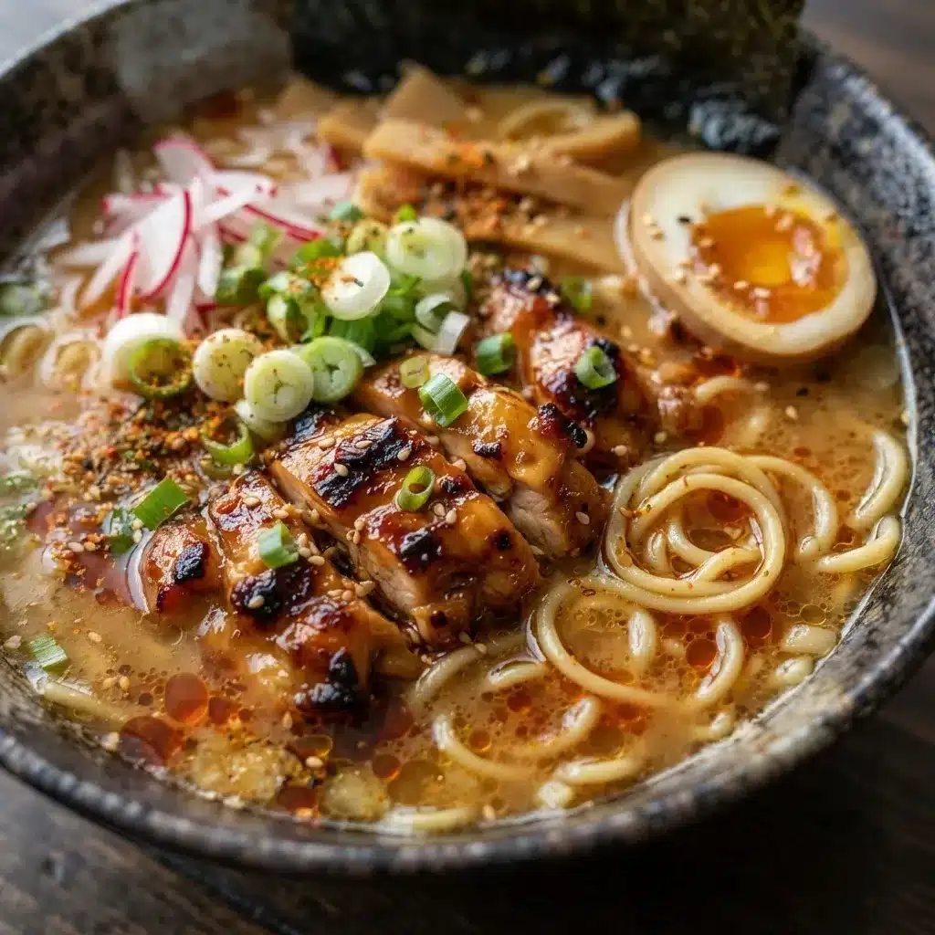 Ginger Glazed Chicken Ramen Bowl