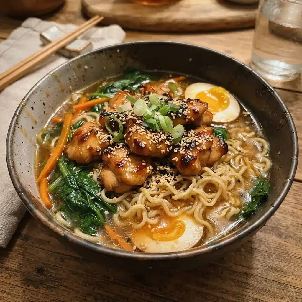 Ginger Glazed Chicken Ramen Bowl