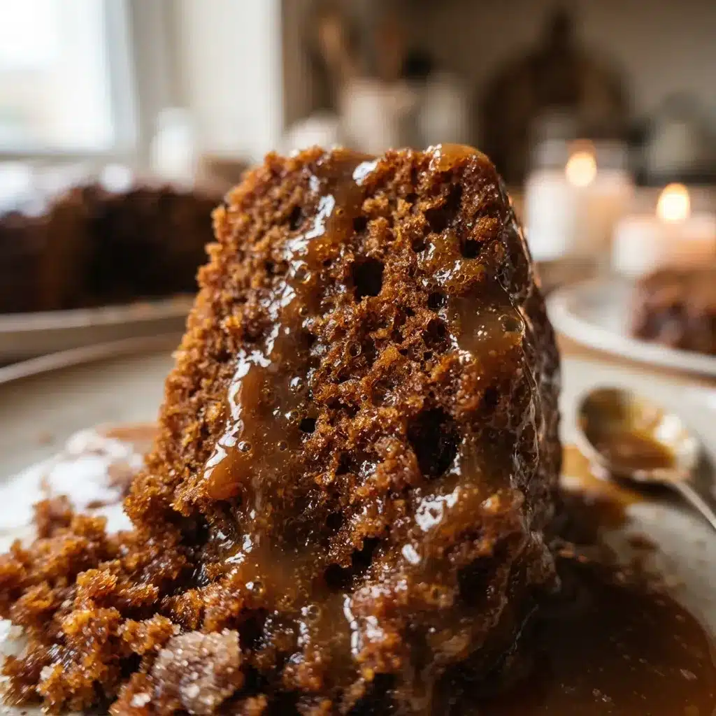 Gingerbread Sponge with Warm Caramel 4 Gingerbread Sponge with Warm Caramel