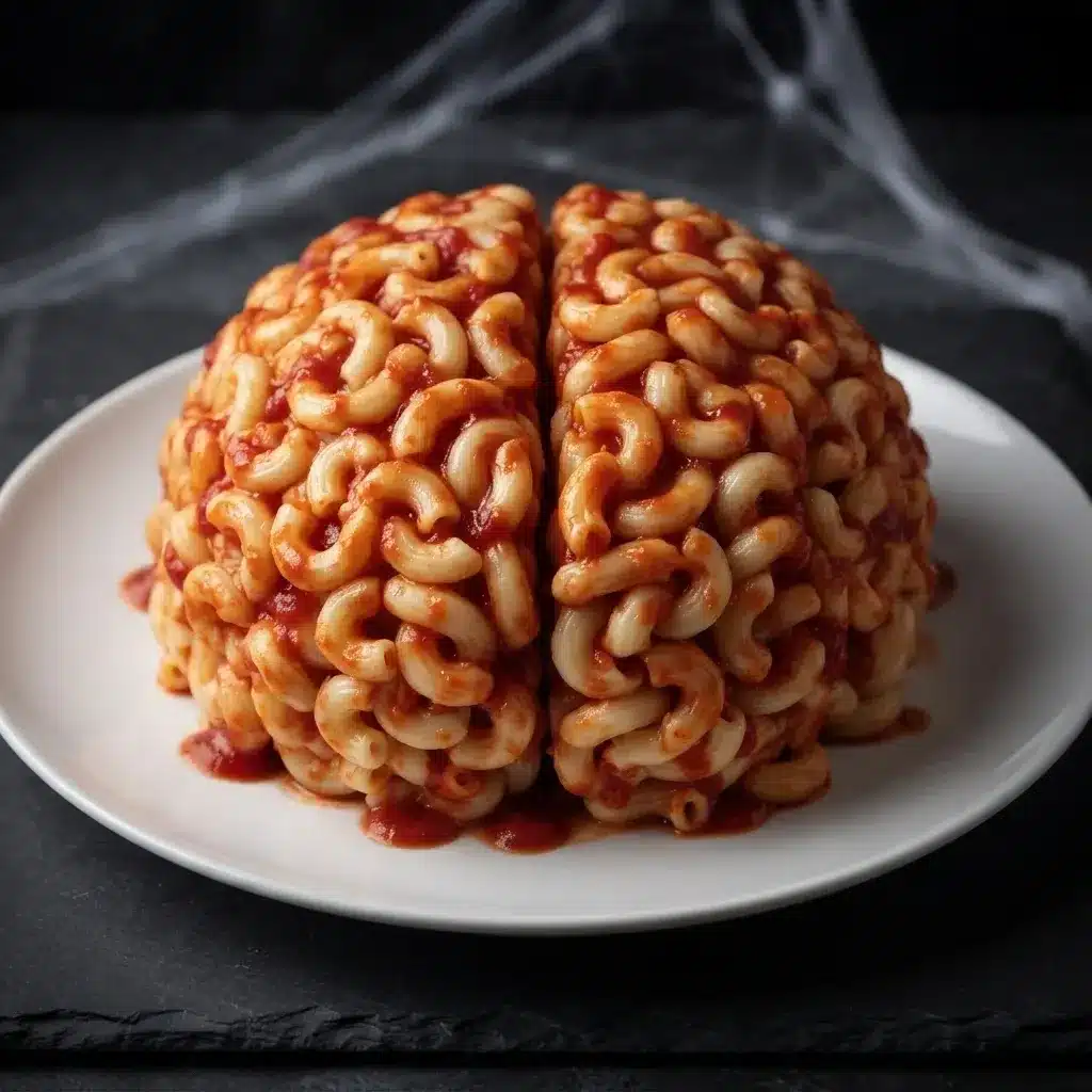 Halloween Pasta Brain Kids