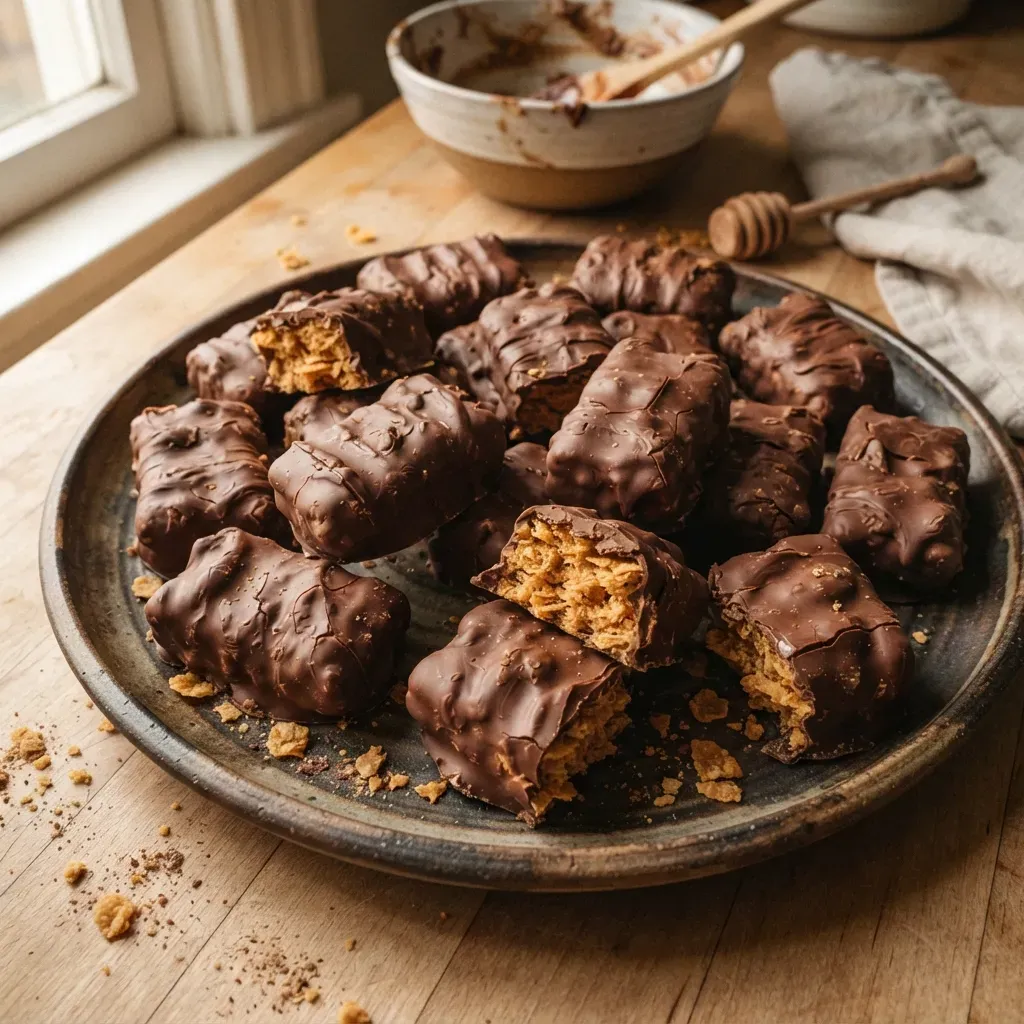 Healthy homemade butterfingers recipe