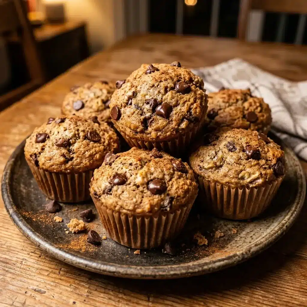 High Protein Banana Muffins