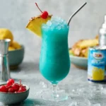 Non-Alcoholic Blue Hawaii Mocktail