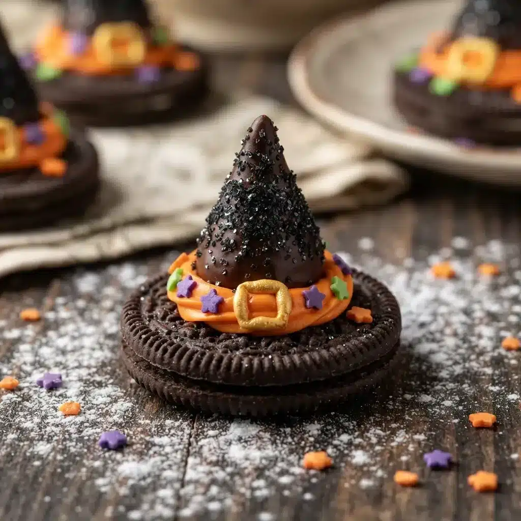 Oreo Witch Hat Cookies 4 Oreo Witch Hat Cookies