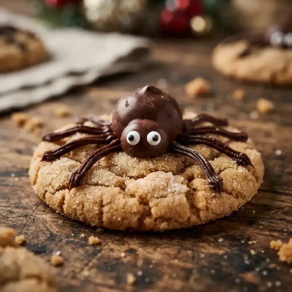 Peanut Butter Spider Cookies 4 Peanut Butter Spider Cookies
