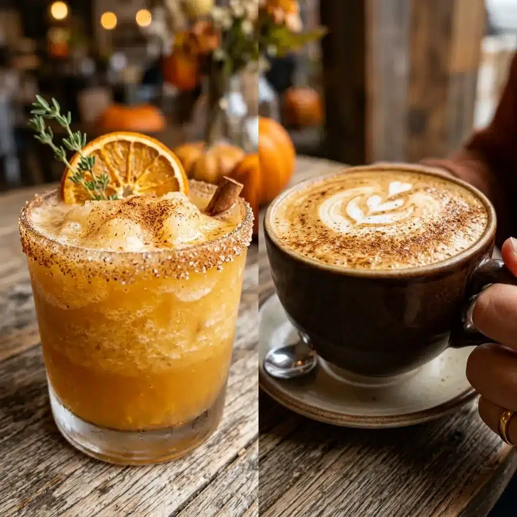 Pumpkin Margaritas & Lattes