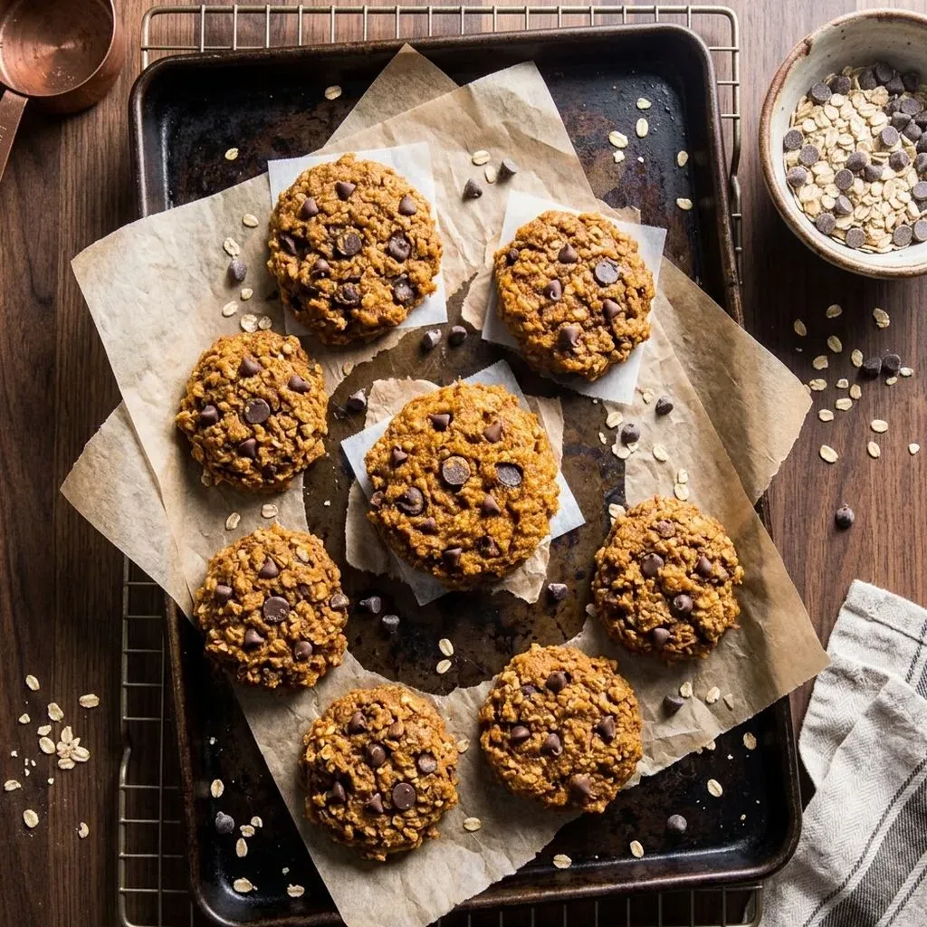 Pumpkin Oatmeal Cookies
