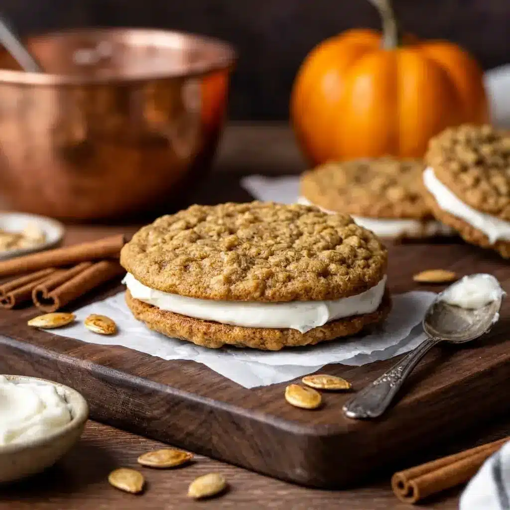 Pumpkin Oatmeal Cream Pies