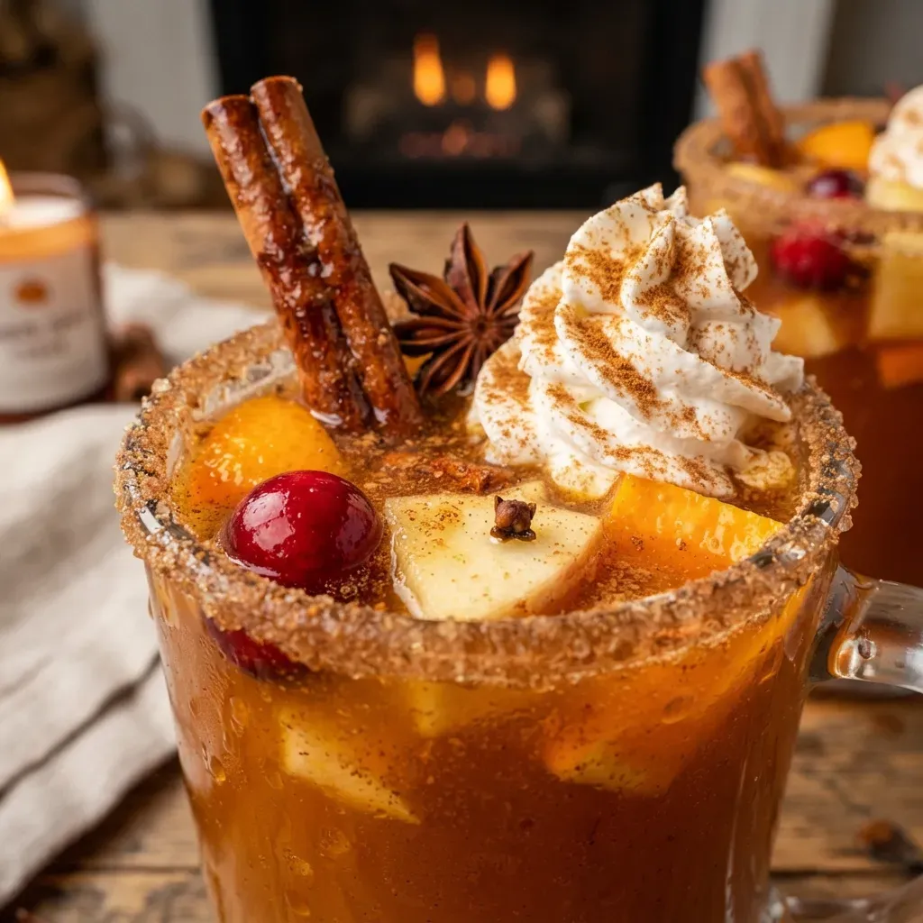 Pumpkin Spice Fireball Sangria
