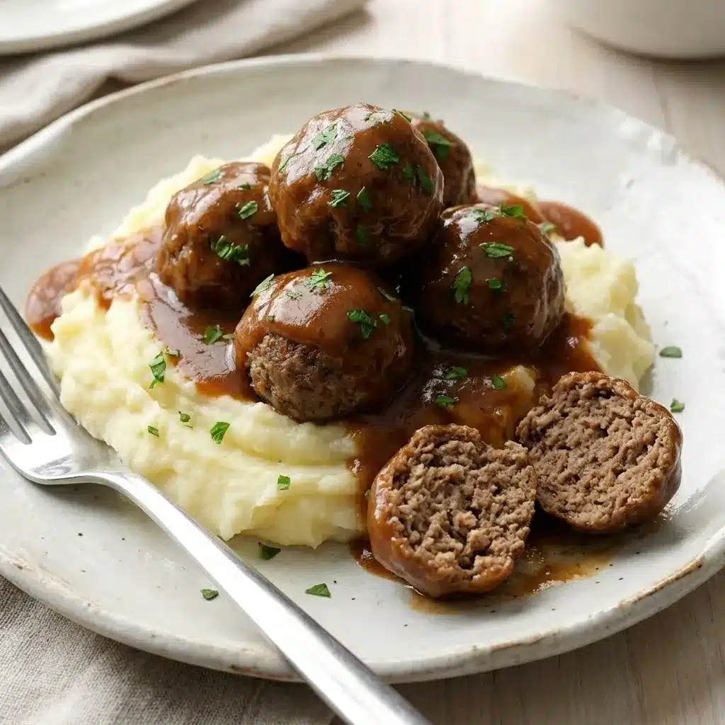Salisbury Steak Meatballs with Frozen Meatballs 4 Salisbury Steak Meatballs with Frozen Meatballs