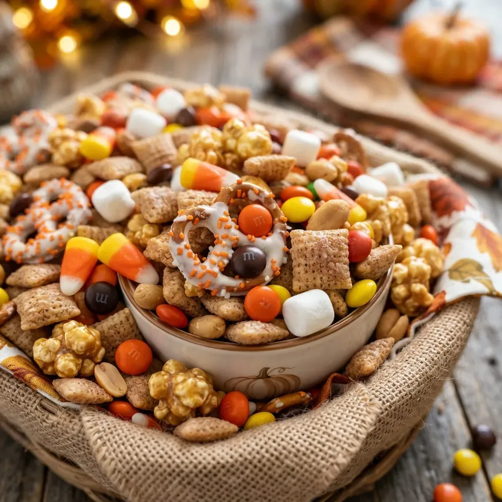 Scarecrow Crunch Snack Mix Recipe