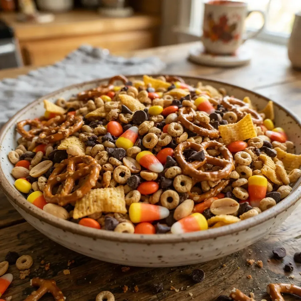 Scarecrow Crunch Snack Mix Recipe