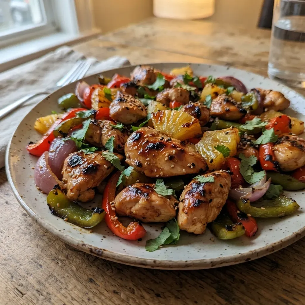 Sheet Pan Hawaiian Chicken Recipe 4 Sheet Pan Hawaiian Chicken Recipe