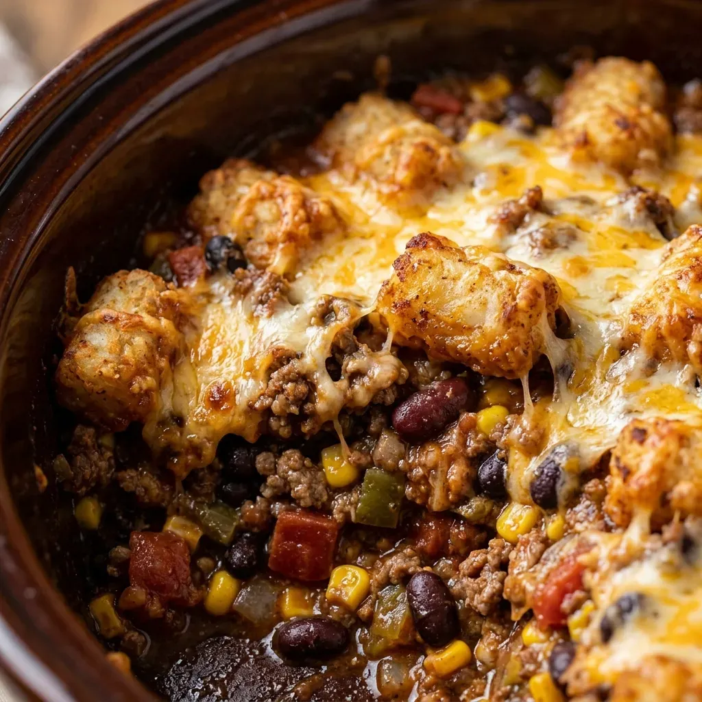 Slow Cooker Cowboy Casserole