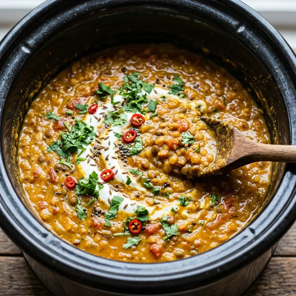 Slow Cooker Lentil Dahl