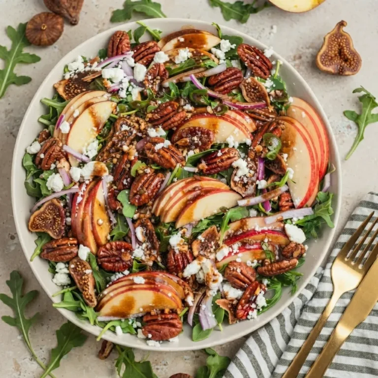 Apple Arugula Salad With Maple Pecans 3 Apple Arugula Salad With Maple Pecans
