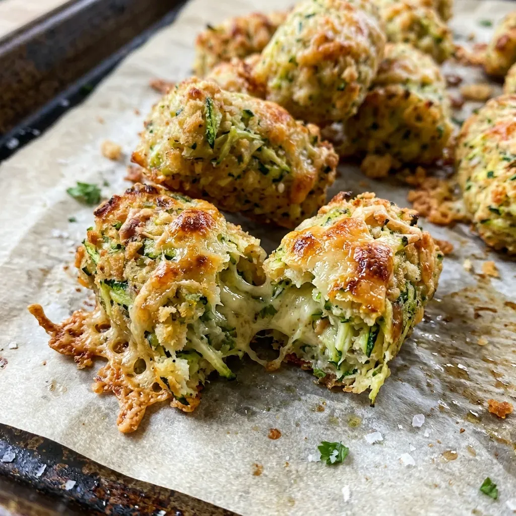 cheesy zucchini tots
