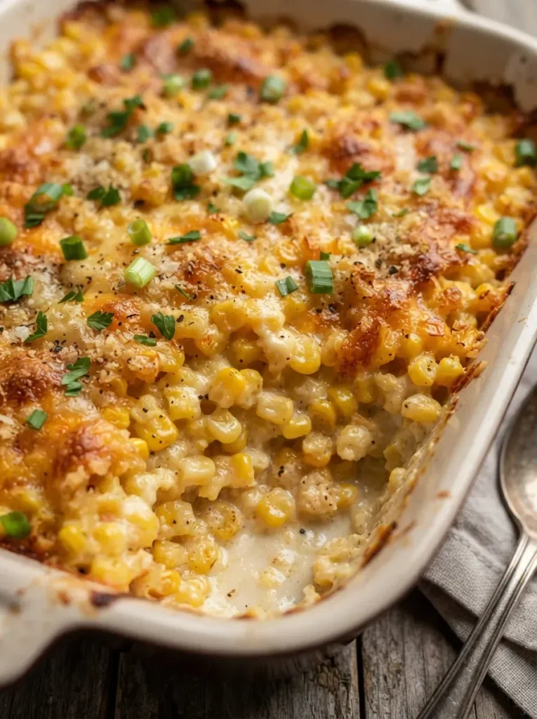 Cream Cheese Corn Casserole 4 Cream Cheese Corn Casserole