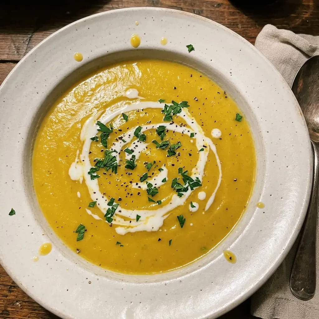 Creamy Yellow Squash Soup Recipe