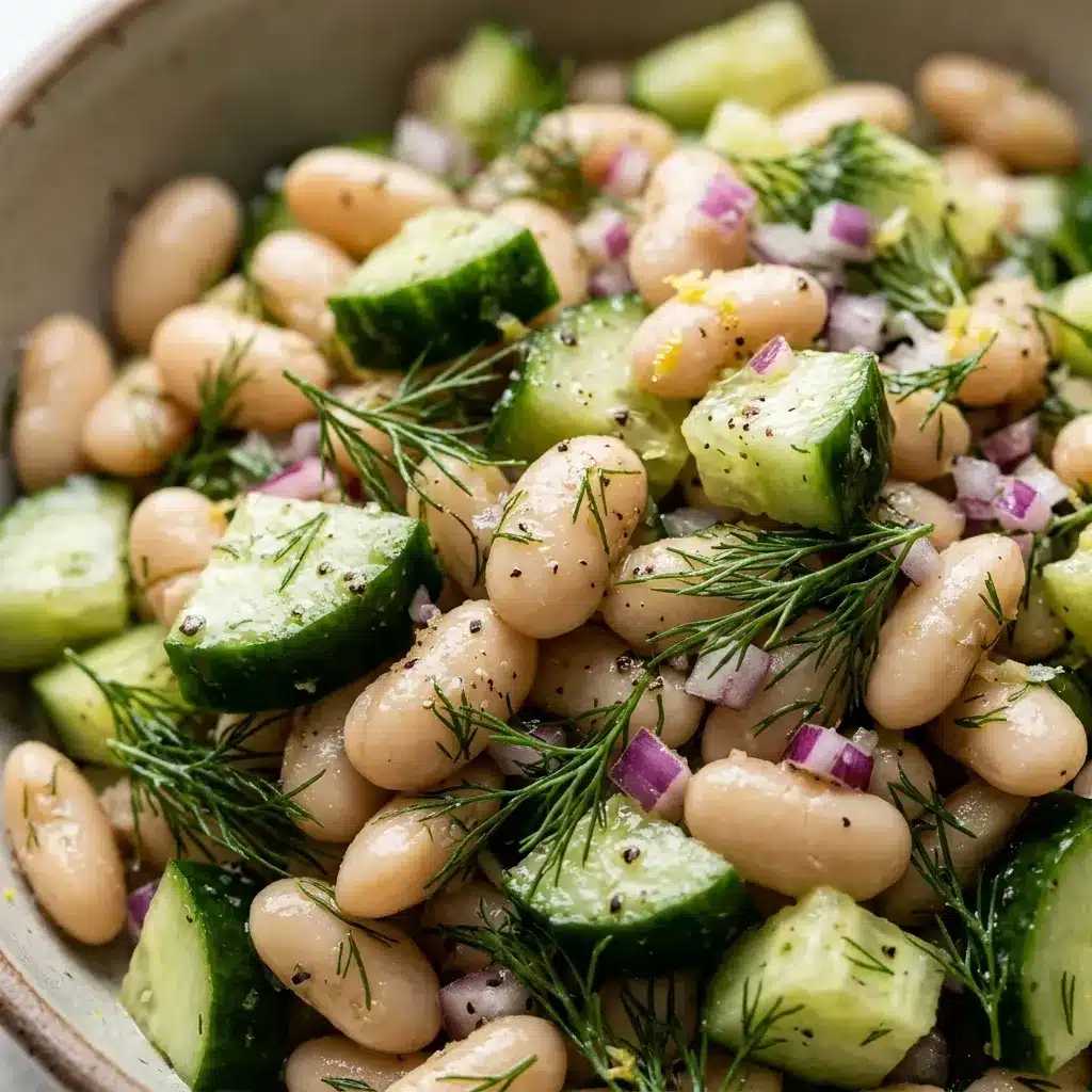 Dilly White Bean Cucumber Salad