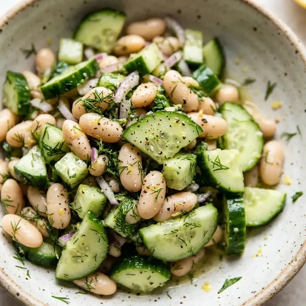 Dilly White Bean Cucumber Salad